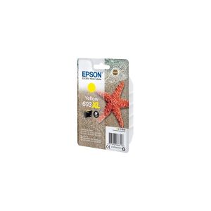 Epson 603XL - 4 ml - XL - gul - original - blister - blækpatron - for Expression Home XP-2150, 2155, 3150, 3155, 4150, 4155  WorkForce WF-2820, 2840, 2845, 2870