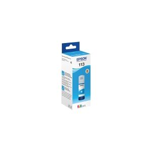 Epson EcoTank 113 - 70 ml - cyan - original - blækrefill - for EcoTank ET-16150, 16650, 5150, 5170, 5800, 5850, 5880  EcoTank Pro ET-16680, 5150, 5170