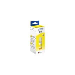 Epson EcoTank 113 - 70 ml - gul - original - blækrefill - for EcoTank ET-16150, 16650, 5150, 5170, 5800, 5850, 5880  EcoTank Pro ET-16680, 5150, 5170