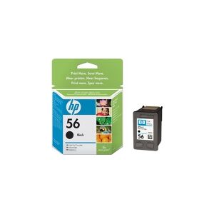 HP 56 - Sort - original - blækpatron - for Deskjet 450, 55XX  Officejet 6110  Photosmart 7150, 7350, 7550  psc 21XX, 2210