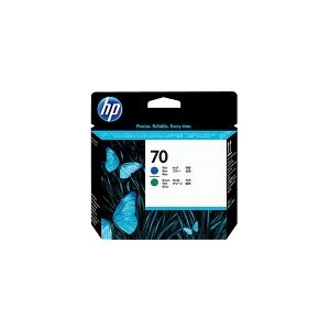 HP 70 - Blå, grøn - printhoved - for DesignJet HD Pro MFP, T120, Z2100, Z3100, Z3100ps, Z3200, Z3200ps, Z5200, Z5400