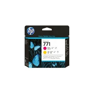 HP 771 - Gul, magenta - printhoved - for DesignJet Z6200, Z6600, Z6610, Z6800, Z6810