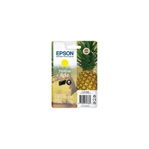 Epson 604 Singlepack - 2.4 ml - gul - original - blister med RF/akustisk alarm - blækpatron - for Expression Home XP-2200, 2205, 3200, 3205, 4200, 4205  WorkForce WF-2910, 2930, 2935, 2950