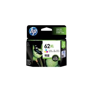 HP 62XL - Højtydende - farve (cyan, magenta, gul) - original - blækpatron - for ENVY 55XX, 56XX, 76XX  Officejet 200, 250, 57XX, 8040