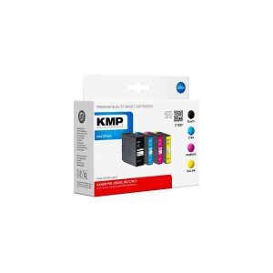 KMP MULTIPACK C103V - 4 pakker - sort, gul, cyan, magenta - kompatibel - tonerpatron (alternativ til: Canon PGI-2500XL BK, Canon PGI-2500XL C, Canon PGI-2500XL M, Canon PGI-2500XL Y) - for Canon MAXIFY iB4050, iB4150, MB5050, MB5150, MB5155, MB5350, MB545