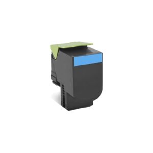 Lexmark 702C - Cyan - original - tonerpatron LCCP, LRP - for Lexmark CS310dn, CS310n, CS410dn, CS410dtn, CS410n, CS510de, CS510dte