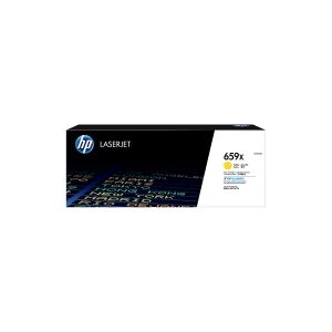 HP 659X - Gul - original - LaserJet - tonerpatron (W2012X) - for Color LaserJet Enterprise M856, MFP M776  LaserJet Enterprise Flow MFP M776