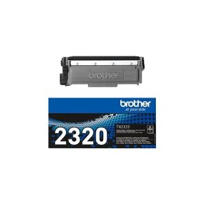 Brother TN2320 - Sort - original - tonerpatron - for Brother DCP-L2500, L2520, L2560, HL-L2300, L2340, L2360, L2365, MFC-L2700, L2720, L2740