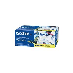 Brother TN135Y - Gul - original - tonerpatron - for Brother DCP-9040, 9042, 9045, HL-4040, 4050, 4070, MFC-9420, 9440, 9450, 9840