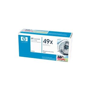 HP 49X - Højtydende - sort - original - LaserJet - tonerpatron (Q5949X) - for LaserJet 1320, 1320n, 1320nw, 1320t, 1320tn, 3390, 3392