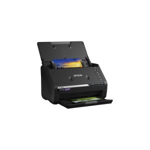 Epson FastFoto FF-680W - Dokumentscanner - Contact Image Sensor (CIS) - Duplex - A4 - 600 dpi x 600 dpi - op til 45 ppm (mono) / op til 45 ppm (farve) - ADF (100 ark) - USB 3.0, Wi-Fi(n)