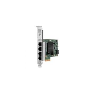 HPE I350-T4 - Netværksadapter - PCIe 2.0 x4 - Gigabit Ethernet x 4 - for ProLiant DL20 Gen10, DL325 Gen10, DL360 Gen10, DL380 Gen10, ML30 Gen10, XL220n Gen10