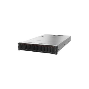 Lenovo ThinkSystem SR650 7X06 - Server - rack-monterbar - 2U - 2-vejs - 1 x Xeon Silver 4215R / 3.2 GHz - RAM 32 GB - ingen HDD - Matrox G200 - intet OS - skærm: ingen