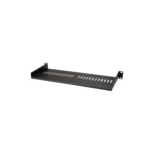 StarTech.com 1U Vented Server Rack Cabinet Shelf, 7in Deep Fixed Cantilever Tray, Rackmount Shelf for 19 AV/Data/Network Equipment Enclosure w/ Cage Nuts & Screws, 44lbs Weight Capacity - 1U Vented Rack Shelf (CABSHELF1U7V) - Rackhylde - sort - 1U - 7