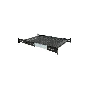 StarTech.com Server Rack Shelf - 2U - 20 to 30in Adjustable Mounting Depth - Vented - Server Rack Cabinet Shelf - 24in Deep - Rackhylde - 1U - 19 - for P/N: RK1233BKM, RK2433BKM, RK2537BKM, RK3236BKF, RK4236BKB, RK4242BK24, RK4242BK30