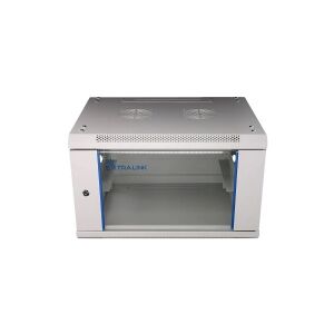 Extralink - Rack kabinet - vægmonterbar - grå - 6U - 19