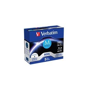 Verbatim M-Disc - 1 styk BD-R XL - 100 GB 4x - printbar overflade for ink jet - cd-boks