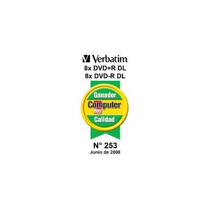 Verbatim DVD+R (8x) 8.5GB DoubleLayer CB 10P 43666