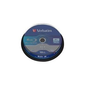 Verbatim - 10 x BD-R - 25 GB 6x - spindle