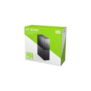 Western Digital WD My Book WDBBGB0060HBK - Harddisk - krypteret - 6 TB - ekstern (stationær) - USB 3.0 - 256-bit AES - sort