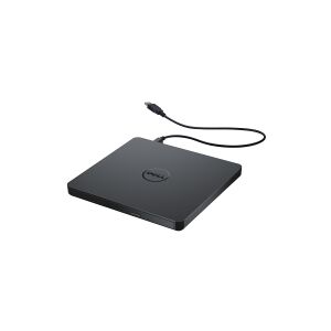 Dell - Disk drev - DVD±RW - USB 2.0 - ekstern - sort - for Chromebook 3110, 3110 2-in-1  OptiPlex 30XX, 7080  Precision 3260, 7670  Vostro 15 3510