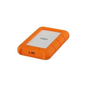 LaCie Rugged USB-C - Harddisk - 4 TB - ekstern (bærbar) - USB 3.1 Gen 1 (USB-C stikforbindelse) - orange