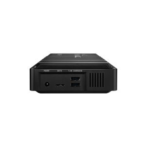 Western Digital WD_BLACK D10 Game Drive WDBA3P0080HBK - Harddisk - 8 TB - ekstern (bærbar) - USB 3.2 Gen 1 - 7200 rpm - sort