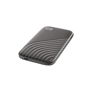 Western Digital WD My Passport SSD WDBAGF0010BBL - SSD - krypteret - 1 TB - ekstern (bærbar) - USB 3.2 Gen 2 (USB-C stikforbindelse) - 256-bit AES - midnatsblå