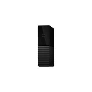 Western Digital WD My Book WDBBGB0180HBK - Harddisk - krypteret - 18 TB - ekstern (stationær) - USB 3.0 - 256-bit AES - sort