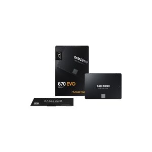 Samsung 870 EVO MZ-77E4T0B - Solid State Drive - krypteret - 4 TB - intern - 2.5 - SATA 6Gb/s - buffer: 4 GB - 256-bit AES - TCG Opal Encryption