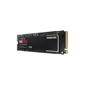 Samsung 980 PRO MZ-V8P2T0BW - Solid State Drive - krypteret - 2 TB - intern - M.2 2280 - PCI Express 4.0 x4 (NVMe) - buffer: 2 GB - 256-bit AES - TCG Opal Encryption