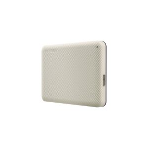 Toshiba Canvio Advance - Harddisk - 1 TB - ekstern (bærbar) - 2.5 - USB 3.2 Gen 1 - lys beige