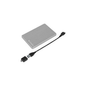 Verbatim Store 'n' Go ALU Slim - Harddisk - 2 TB - ekstern (bærbar) - USB 3.2 Gen 1 - sølv