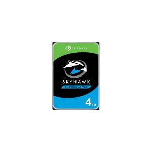 Seagate SkyHawk ST4000VX016 - Harddisk - 4 TB - intern - 3.5 - SATA 6Gb/s - buffer: 256 MB - med 3 års Seagate Rescue Data Recovery