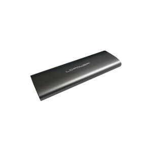 LC Power LC-M2-C-MULTI-2 - Lagringspakning - M.2 - M.2 Card (PCIe NVMe & SATA) - USB 3.2 (Gen 2) - antracit (sort)