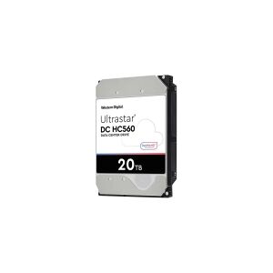 Western Digital WD Ultrastar DC HC560 - Harddisk - 20 TB - intern - 3.5 - SAS 12Gb/s - 7200 rpm - buffer: 512 MB