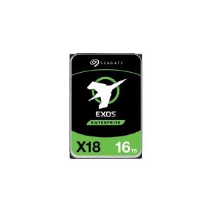 Seagate Exos X18 ST16000NM000J - Harddisk - 16 TB - intern - SATA 6Gb/s - 7200 rpm - buffer: 256 MB