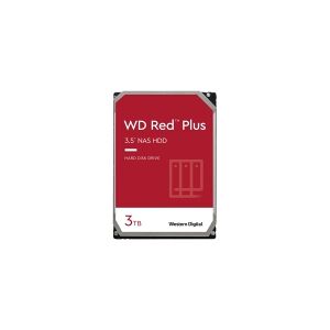 Western Digital WD Red Plus WD30EFPX - Harddisk - 3 TB - intern - 3.5 - SATA - buffer: 256 MB