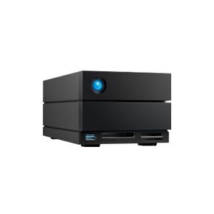 LaCie 2big Dock STLG28000400 - Harddisk-array - 28 TB - 2 bays (SATA-600) - HDD 14 TB x 2 - Thunderbolt 3, USB 3.2 Gen 2 (ekstern) - med 5 års Rescue Data Recovery Service Plan