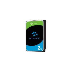 Seagate SkyHawk ST2000VX017 - Harddisk - 2 TB - intern - 3.5 - SATA 6Gb/s - buffer: 256 MB - med 3 års Seagate Rescue Data Recovery