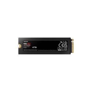 Samsung 990 PRO MZ-V9P4T0GW - SSD - krypteret - 4 TB - intern - M.2 2280 - PCIe 4.0 x4 (NVMe) - 256-bit AES - TCG Opal Encryption 2.0 - integreret kølelegeme