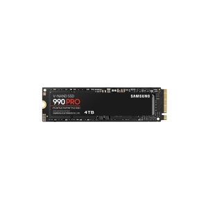 Samsung 990 PRO MZ-V9P4T0BW - SSD - krypteret - 4 TB - intern - M.2 2280 - PCIe 4.0 x4 (NVMe) - 256-bit AES - TCG Opal Encryption