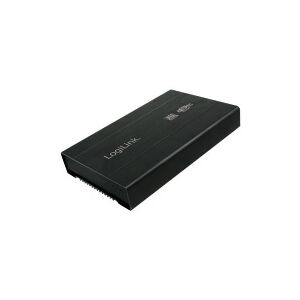 2direct LogiLink USB3.0 HDD Enclosure for 2,5 SATA HDD - Lagringspakning - 2.5 - SATA 3Gb/s - USB 3.0 - sort