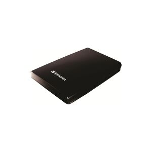 Verbatim Store 'n' Go Portable - Harddisk - 1 TB - ekstern (bærbar) - USB 3.0 - 5400 rpm - sort