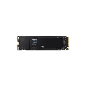 Samsung 990 EVO MZ-V9E1T0BW - SSD - krypteret - 1 TB - intern - M.2 2280 - PCIe 5.0 x2 (NVMe) - 256-bit AES - TCG Opal Encryption 2.0