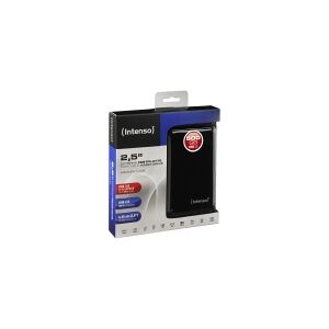 Intenso Memory Case - Harddisk - 500 GB - ekstern (bærbar) - 2.5 - USB 3.0 - 5400 rpm - buffer: 8 MB - sort