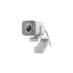 Logitech StreamCam - Webkamera - farve - 1920 x 1080 - 1080p - audio - USB-C 3.1 Gen 1 - MJPEG, YUY2 - WHITE