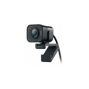 Logitech®   StreamCam - Webkamera - farve - 1920 x 1080 - 1080p - audio - USB-C 3.1 Gen 1 - MJPEG, YUY2 - GRAPHITE (Grå)