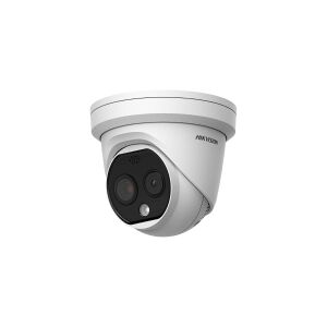 HIK VISION Hikvision Thermal & Optical Network Turret Camera DS-2TD1217-3/PA - Termisk/netværksovervågningskamera - kuppel - indendørs - farve (Dag/nat) - 2688 x 1520 (optisk)/160 x 120 (termisk) - fast brændvidde - audio - komposit - LAN 10/100 - MJPEG, 