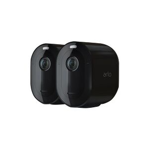 Arlo Pro 3 Wire-Free Security Camera System - Gateway + kamera(er) - trådløs (802.11b, 802.11g, 802.11n) - 2 kamera(er) - sort